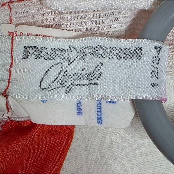 VTG 60s 70s Par➡️Form Originals Groovy Neon Geometric One Piece Swimsuit - Picture 7 of 9